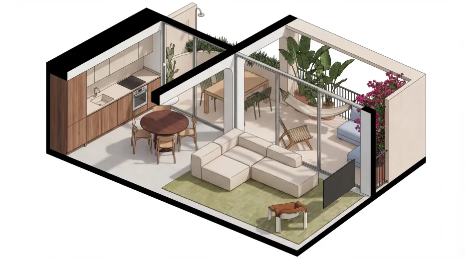 Render de arquitectura